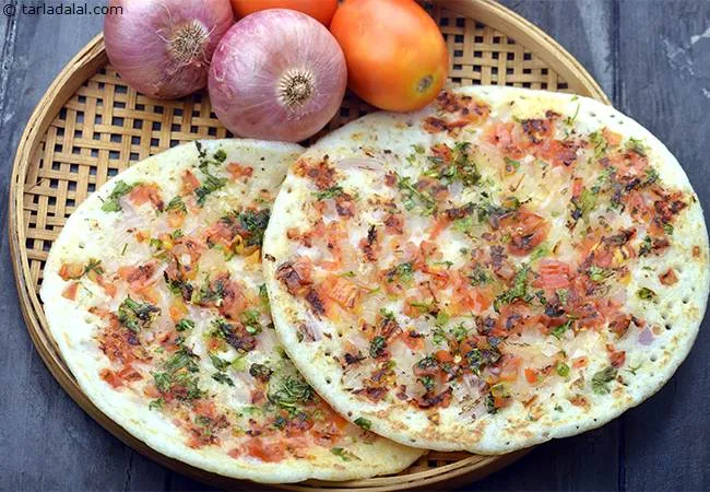 Onion Tomato Uttapam