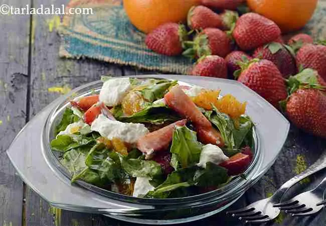 Orange, Spinach and Feta Salad