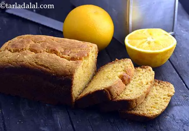 Orange Cake, Eggless Orange Slice Cake