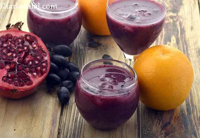  Tangy Twist, Orange Pomegranate and Black Grape Juice