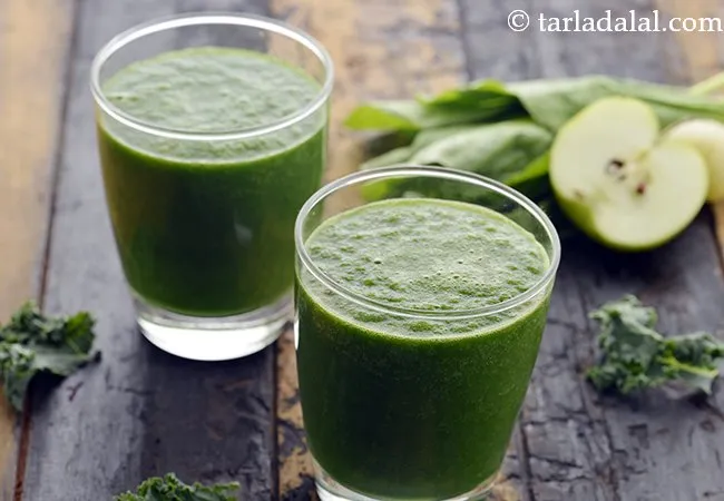 Palak, Kale and Apple Juice