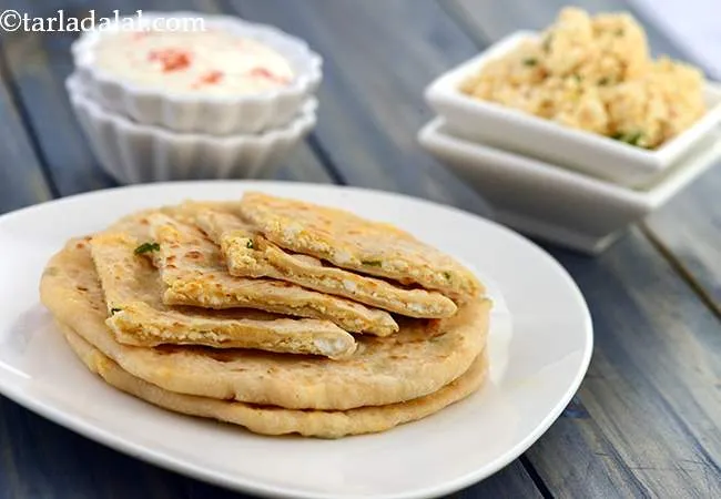 Paneer Parathas, Punjabi Paneer Paratha