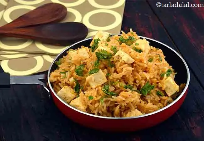 Paneer Pulao, Quick Paneer Pulao Recipe