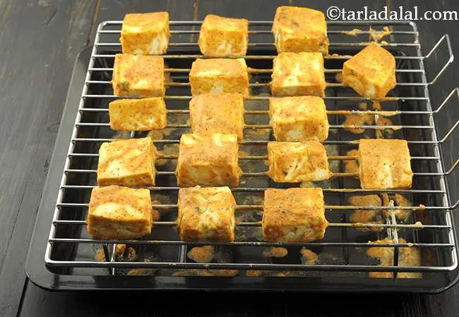 पंजाबी पनीर टिक्का Paneer Tikka