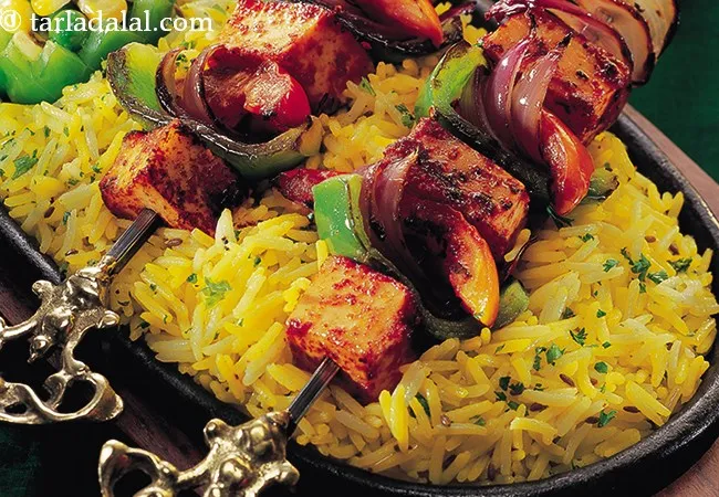 Paneer Tikka Sizzler