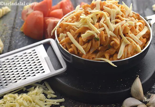  Pasta in Tomato Sauce ( Tiffin Recipe)