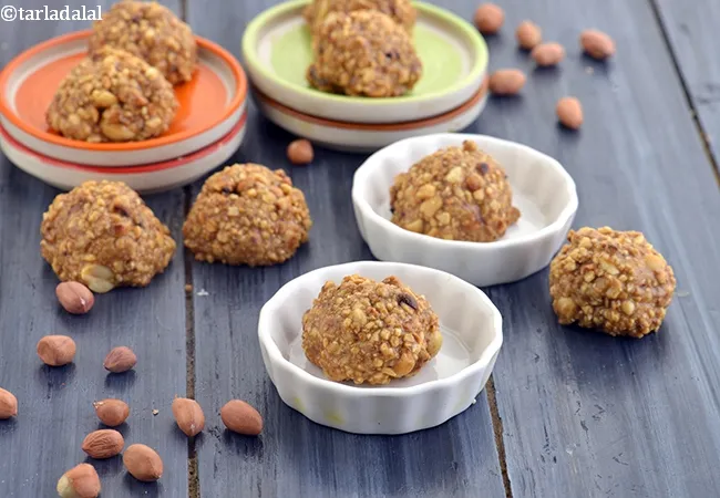 Peanut Ladoo Recipe, Indian Festival Dessert
