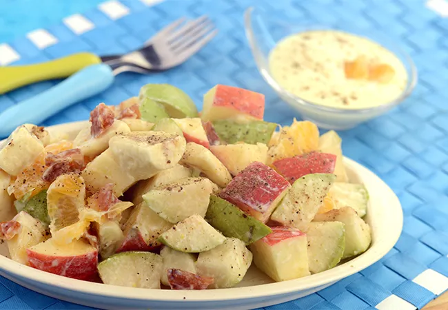  Pear, Apple and Date Salad with Orange Dressing