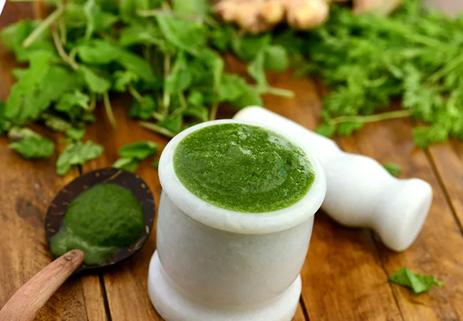  Dahiwali Phudina Chutney ( Kebabs and Tikkis Recipes)