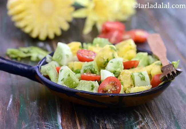 Pineapple Cucumber Salad ( Fibre Rich Salad)