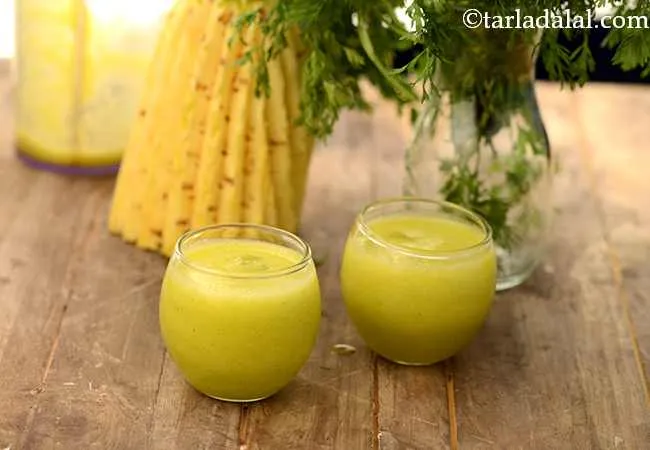 Pineapple and Coriander Juice