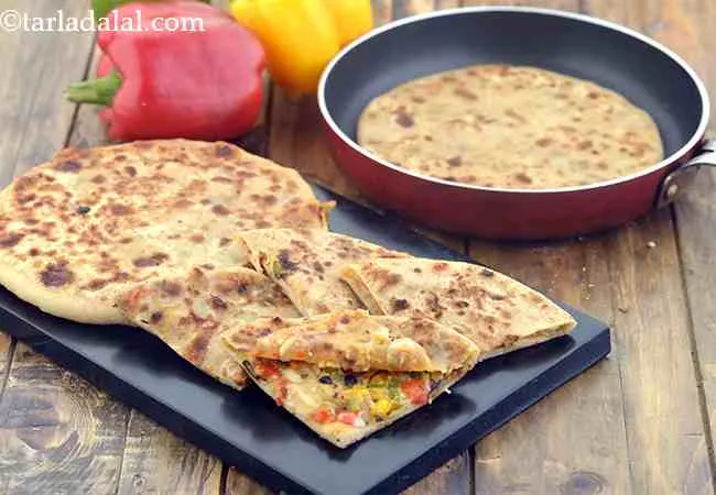  Pizza Paratha Recipe, Cheesy Kids Paratha