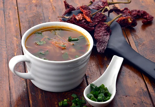 Potato and Spring Onion Soup, Thai Soup