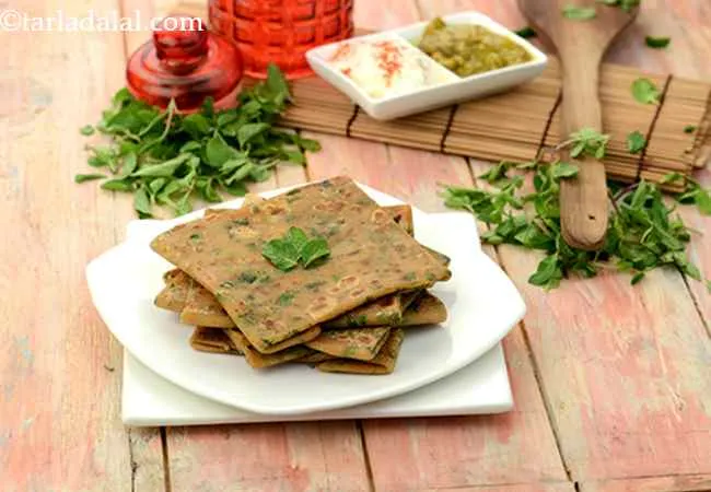 Pudina Paratha, Mint Paratha
