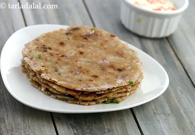 Pyaz Aur Pudine ki Roti Or How To Make Onion and Mint Roti Recipe