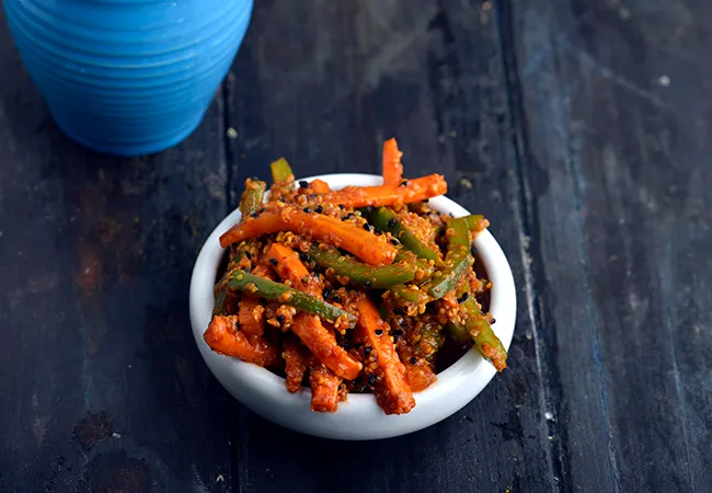  Quick Carrot and Capsicum Pickle