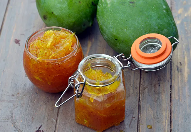  Quick Mango Chunda, Aam ka Chunda, Gujarati Raw Mango Sweet Pickle