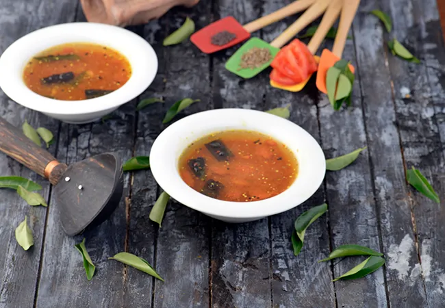 Tomato Rasam, Low Salt Recipe