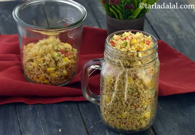 Quinoa, Corn and Capsicum Salad