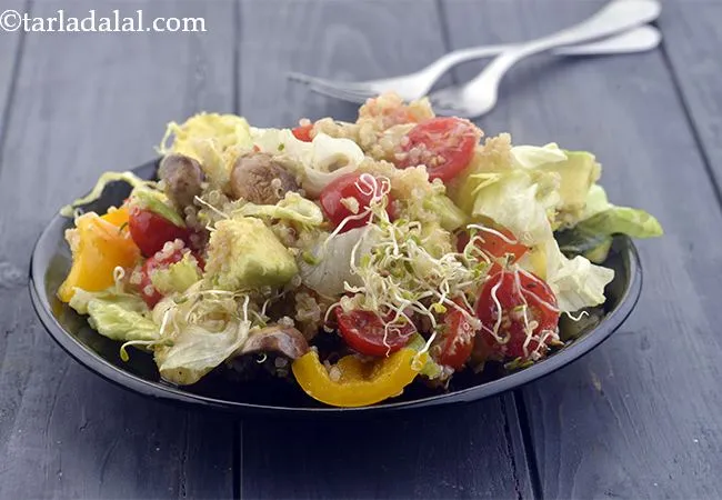 Quinoa Avocado Veg Healthy Office Salad