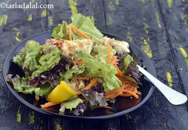 Quinoa Paneer Carrot Peppers Salad, for Lunch Or Dinner