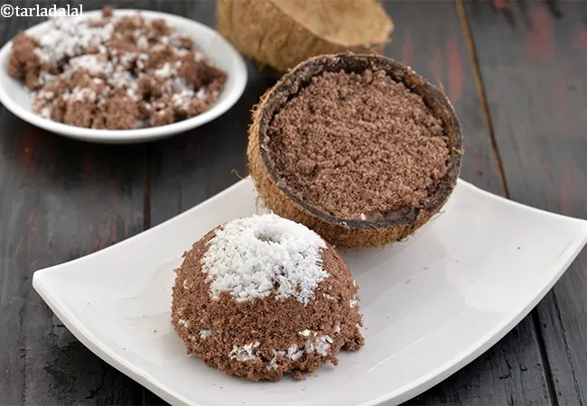 Ragi Puttu, Healthy Kerala Homemade Ragi Puttu for Breakfast Recipe