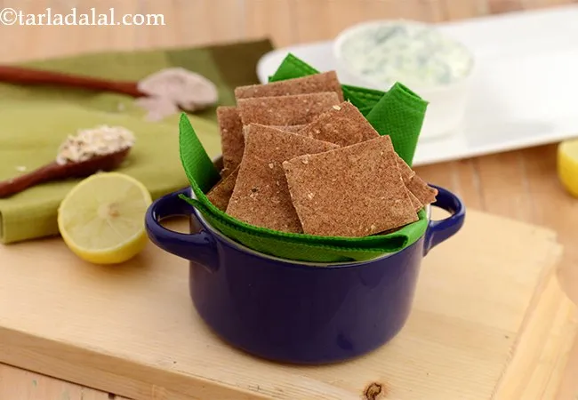 Ragi and Oat Crackers