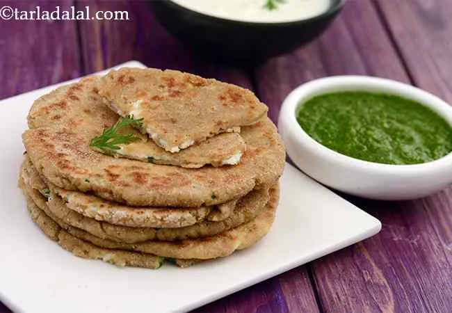 Rajgira Paneer Paratha