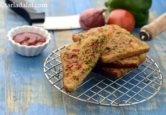 Rava Toast, Sooji Toast, Tiffin Recipe