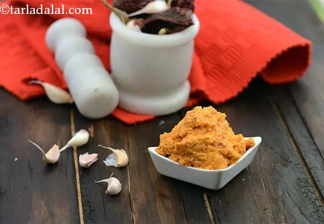  रेड गार्लिक चटनी - Red Garlic Chutney ( South Indian Chutney ) 