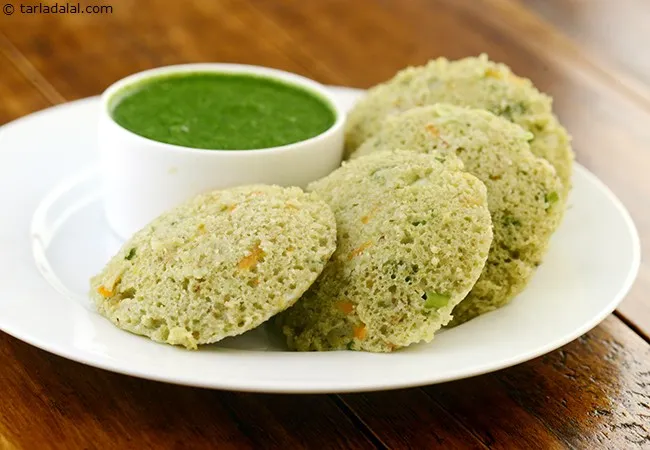 Rice and Moong Dal Idli