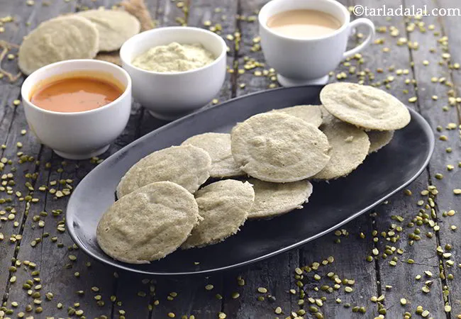 Rice and Moong Dal Idli