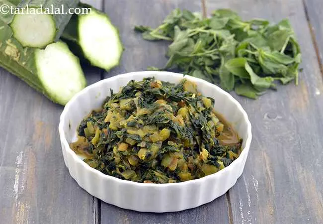 Ridge Gourd and Amaranth Shaag Bhaja