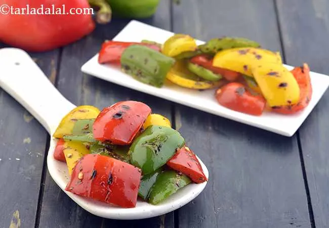 Roasted Bell Peppers, Healthy Accompaniment