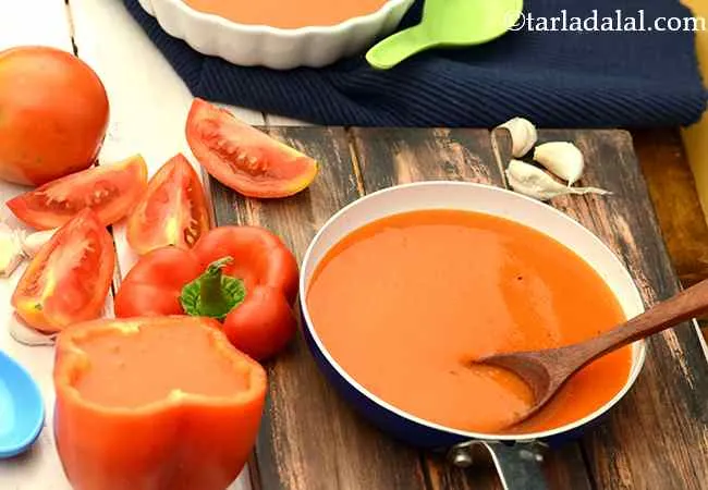 Roasted Capsicum Soup