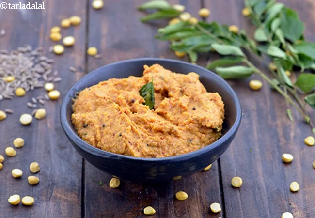 Roasted Chana Dal Chutney, Healthy Chutney