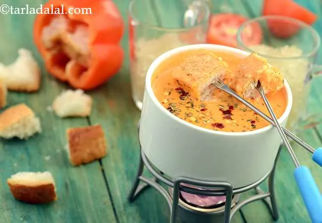 Roasted Tomato and Capsicum Fondue