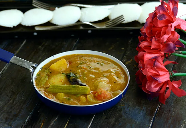  Kerala Sambar, Kerala Sambhar with Coconut