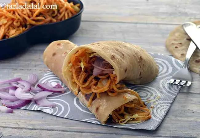  Schezwan Noodle Frankie
