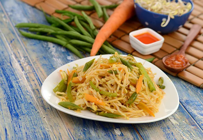 Schezwan Noodles , Chinese Schezuan Noodles Recipe