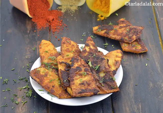 Shallow Fried Yam Recipe, Suran Snack