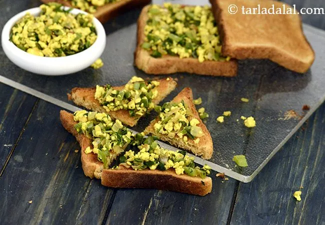 Spicy Paneer On Toast