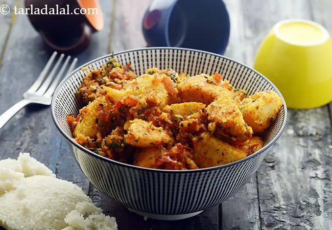 Spicy Tava Idlis