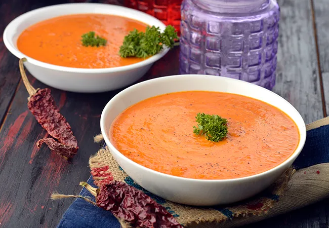 Spicy Tomato Soup, Creamy Tomato Soup