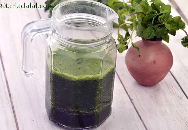 Spinach and Mint Juice