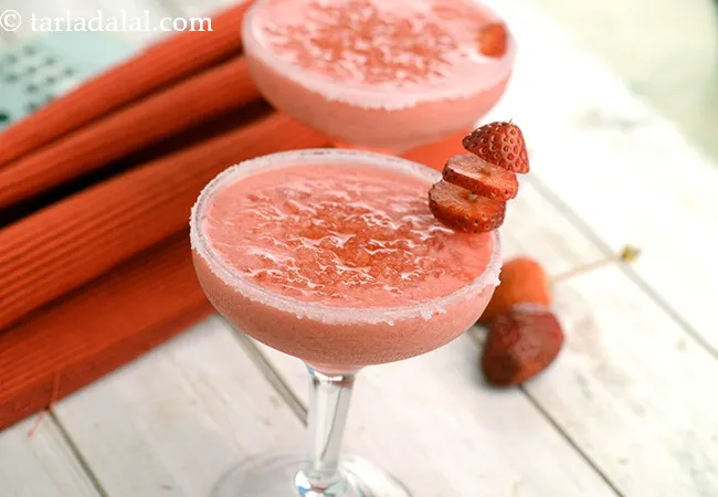 Strawberry Margarita Or How To Make Strawberry Margarita Drink Recipe