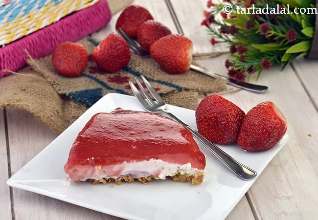 Strawberry Paneer Pie