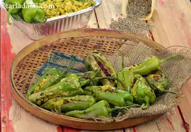 Stuffed Bhavnagri Chillies
