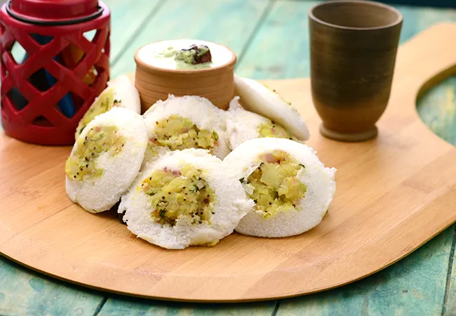  Stuffed Potato Idli