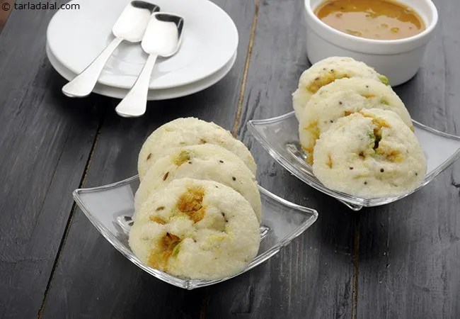 Stuffed Rava Idli Vegetable Sandwich